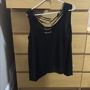 Elegant Black Sleeveless Top